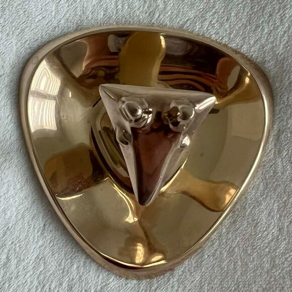 Rare Jonathan Adler Brass Giraffe Jewelry Dish - Picture 4 of 8